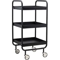 House Doctor Trolley, Roll, Zwart