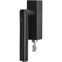 Formani Draaikiepgarnituur ECLIPSE DR103-DKLOCK-O links PVD zwart