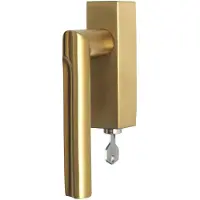 Formani Draaikiepgarnituur ECLIPSE DR103-DKLOCK-O links PVD mat goud