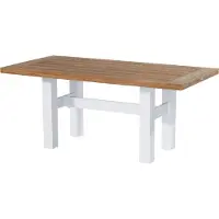 Hartman Yasmani Tuintafel 180x90x75 - Vintage Bruin Teakhout - Wit