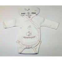 Petit villain rompertje - Mijn eerste Pasen - creme/roze - maat 56/62 (3-M)