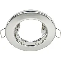 LumenXL Moderne zilveren inbouwspot rond - Vix