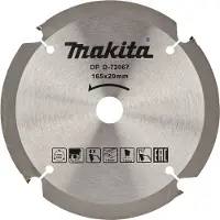 Makita Zaagblad PCD 165x20x1,8 4T 12g - D-72067
