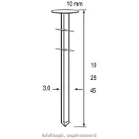 Dutack Coilnagel RNCW30 Nk 22mm Asfalt ds 7200 st. - 5252014
