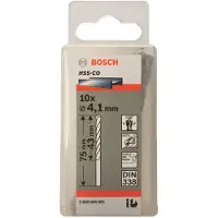Bosch METAALBOOR HSS-CO, DIN 338, 4,1 X 43 X 75 MM 10X