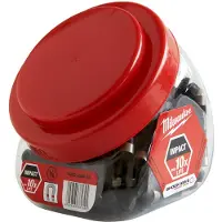Milwaukee Magnetische bithouder 60 mm - jampot (100st) - 1 st - 4932430478