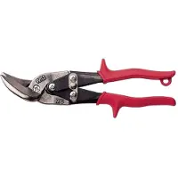 Wiss 9 1-4 Metalmaster Metaalschaar li knip rood - M6R - M6R