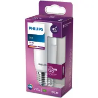 Philips 6x LED lamp E27 | Buislamp T37 | Mat | 3000K | 9.5W (68W)