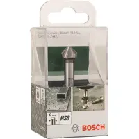 Bosch - Conische verzinkboor HSS met 3 boorplaatjes, DIN 335 12,4 mm, M6, 56 mm, 8 mm