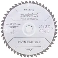 Metabo ALUMINIUM CUT PROFESSIONAL 628296000 Cirkelzaagblad 190 x 30 x 1.8 mm Aantal tanden: 52 1 stuk(s)
