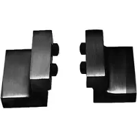 Intersteel Set van 2 stoppers tbv schuifdeursysteem - mat zwart