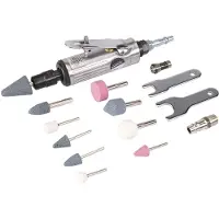 Silverline 15-delige pneumatische slijp set | 160 mm - 783100