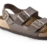 Birkenstock - Milano - Sandalen 39 - Narrow, bruin