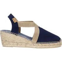 Toni pons Espadrilles Dames Tona Blauw Su?de | Maat: 43