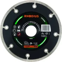 Rhodius 303102 TOPline lll LD1 Diamantdoorslijpschijf - 125 x 22,23 x 5mm - Beton