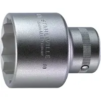 Stahlwille 60 36 06010036 Dubbel zeskant Dopsleutelinzetstuk 36 mm 1 (25 mm)
