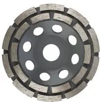 Inter Dynamics Slijpkop Standard Dubbel Rings 125mm - 381124