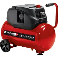 Einhell Elektrische Compressor TC-AC 200/24/8 OF - 1200 W - 8 bar - 24 L tank - Aanzuigcapaciteit: 180 l/min - Olievrij