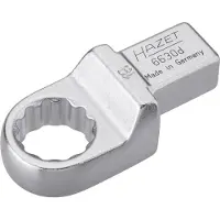 Hazet Insteekringsleutel 6630D-19 · 14 x 18 mm insteekvierkant massief · Buitentwaalfkant tractieprofiel · SW 19 mm