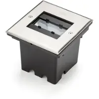 Konstsmide Bodenspot High Power LED - Inbouwspot voor de vloer - Aluminium, helder glas; 7961-310