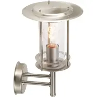 Brilliant RVS buitenlamp York 30cm
