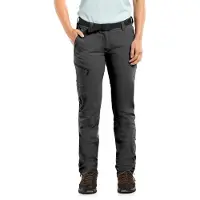 Maier Sports - Women's Inara Slim - Trekkingbroek 88 - Long, zwart/grijs