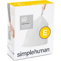 Simplehuman Afvalzak Code E Pocket Liners 20 Liter (60 stuks)