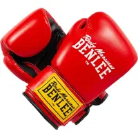 Benlee Fighter Leather Boxing Gloves Rood 8 oz