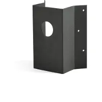 Konstsmide Hoekbevestiging voor wandlampen, zwart ECKBEF., zwart, Aluminium, Wandlamp buiten