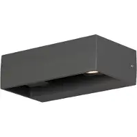 Konstsmide Monza Wand M Antraciet 2 Lichtpunten