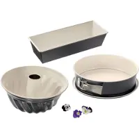 Dr. Oetker Bakvormen Set - Springvorm - Tulbandvorm - Cakevorm - 3-Delig