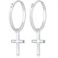 Elli Oorbellen 'Kreuz' zilver