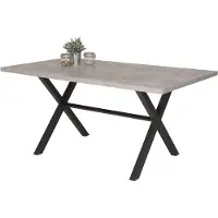 Hela Eettafel Kijara 160x90 cm-betonlook/antraciet