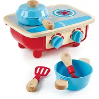 Hape Wooden Kitchen Set Blauw Kinderen