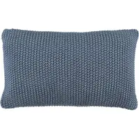 Marc O'Polo Sierkussen Nordic Knit Rectangle Smoke Blue (30 x 60 cm)