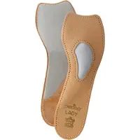 Pedag Maat 42 Lady 3/4 leren dames pumps inlegzool voor hoge hakken schoenen met spreidvoetpolster voor optimaal comfort