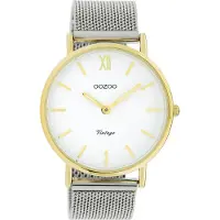 Oozoo Timepieces Horloge Vintage Puur Wit | C20116