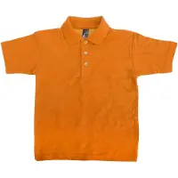 Sols Kinder Unisex Zomer II Pique Polo Shirt (Oranje)