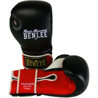 Benlee Sugar Deluxe Combat Gloves Zwart 18 oz