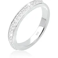 Elli Ring zilver / transparant