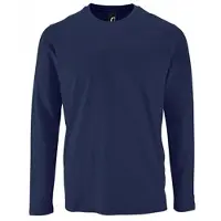 Sols Heren Keizerlijk T-Shirt met lange mouwen (Franse marine)