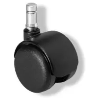 Hjh OFFICE 5x ROLO FIX 10mm/50mm Harde bodem - Bureaustoelwielen Zwart