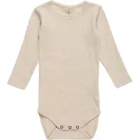 Name it Rompertje/body 'Kab' beige gemêleerd
