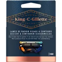 Gillette King C. Gillette Scheermesjes - 3 Stuks