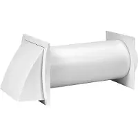 Europlast Geveldoorvoer SPK3 ?100mm met terugslagklep