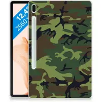 B2Ctelecom Samsung Galaxy Tab S7FE Hippe Hoes Army Dark