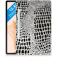 B2Ctelecom Samsung Galaxy Tab S7FE Back Case Slangenprint