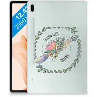 B2Ctelecom Samsung Galaxy Tab S7FE Tablet Back Cover Boho Dreams