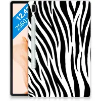 B2Ctelecom Samsung Galaxy Tab S7FE Back Case Zebra