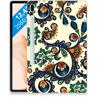 B2Ctelecom TPU Case Samsung Galaxy Tab S7FE Barok Flower